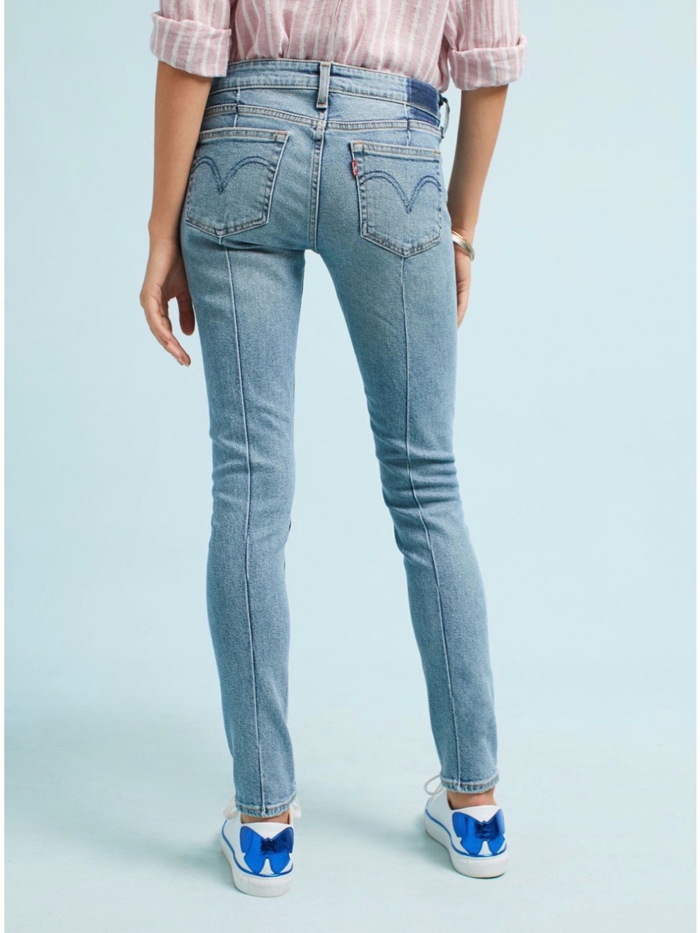 Levi's 711 Skinny Altered Mid-Rise Jeans